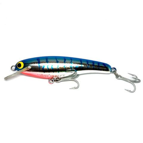 Mad Mullet 4" Shallow - Blue / Silver