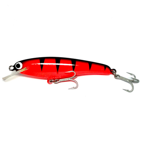 Mad Mullet 4" Shallow - Fluro Red
