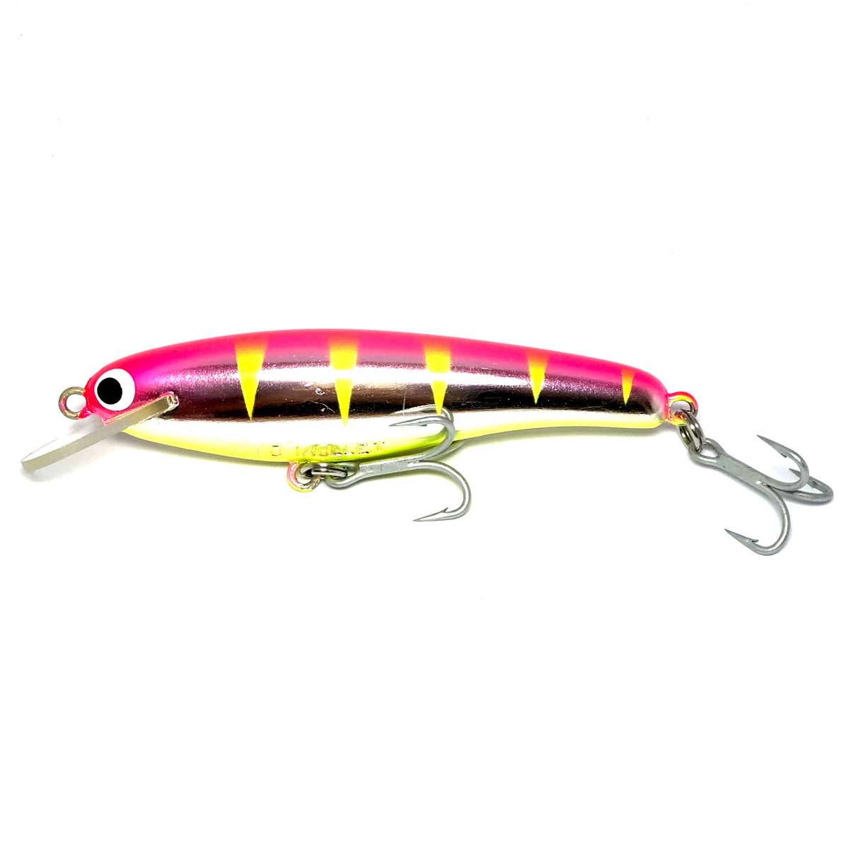 Mad Mullet 4" Shallow - Pink / Yellow Barra