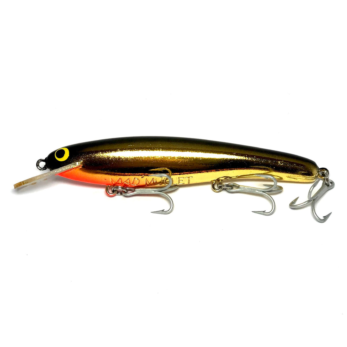 Mad Mullet 6" Shallow - Black / Gold