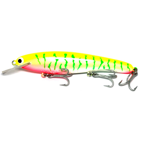 Mad Mullet 6" Shallow - Lime Tiger