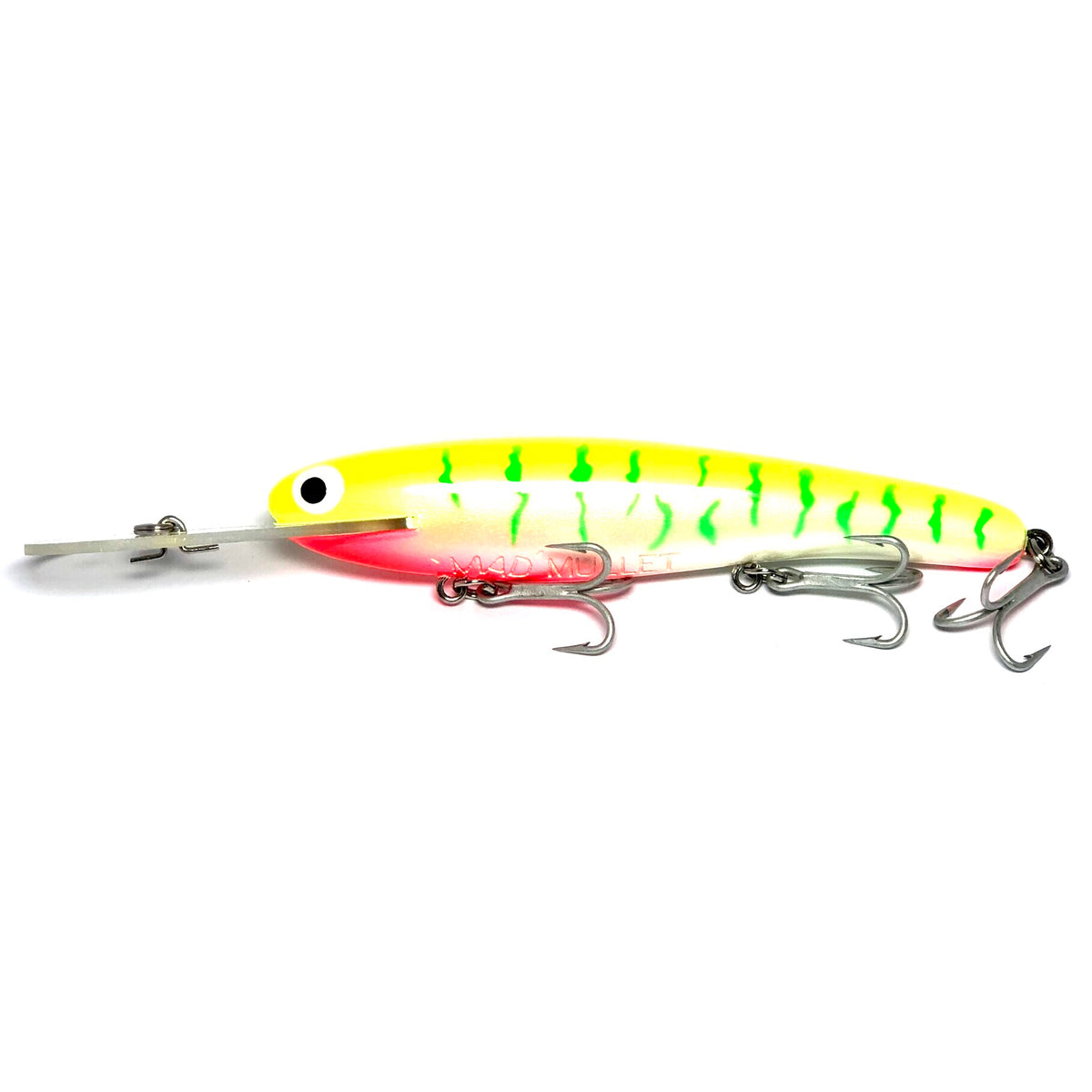 Mad Mullet 6" Deep - Lime Tiger