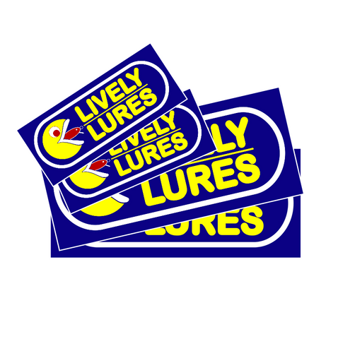 Retro Lively Lures - Boat Stickers
