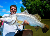 Mad Mullet 4" Deep - Pink / Yellow Barra